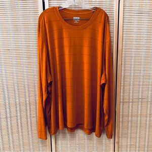 Duluth Trading Alaskan Hardgear Burnt Orange Long sleeved Crewneck Tee 3XL